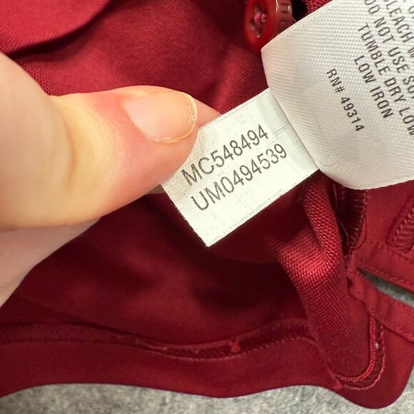 South Carolina Gamecocks Under Armour Polo Shirt Men M Red Loose Performance - Picture 7 of 13